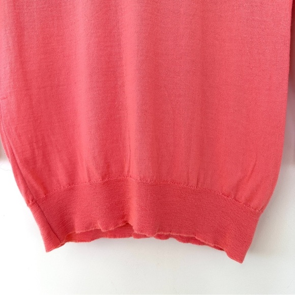 J. Crew sweater with crew neck & 3/4 length sleeves, in merino wool - Picture 5 of 8